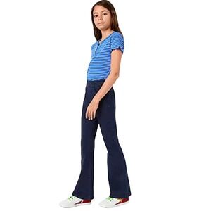 Thereabouts Girls Flare Jeans 18.5 Plus High Rise Jegging Dark Wash